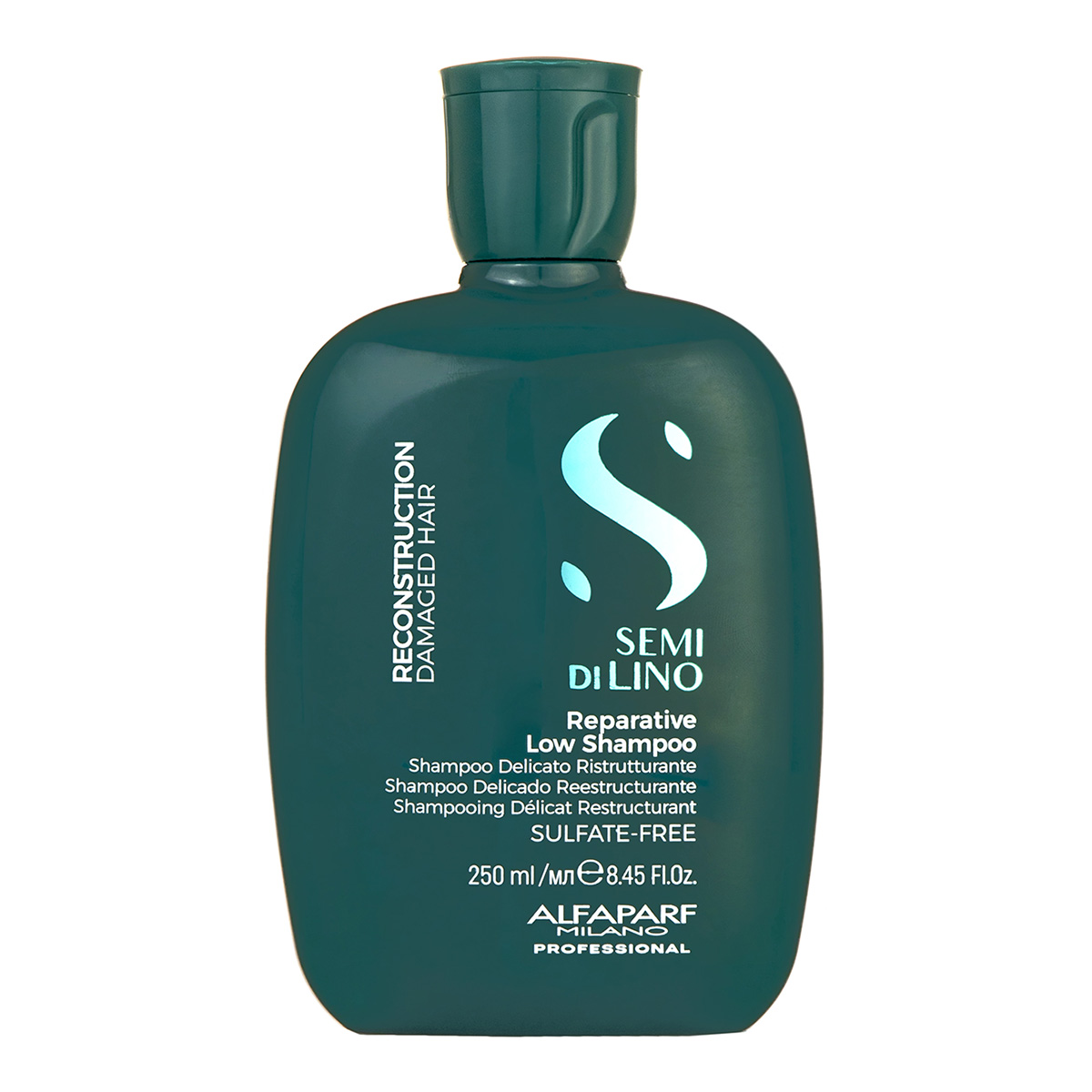 Alfaparf Semi di Lino Reconstruction Sulfate-free Reparative Low Shampoo 250ml for Damaged Hair