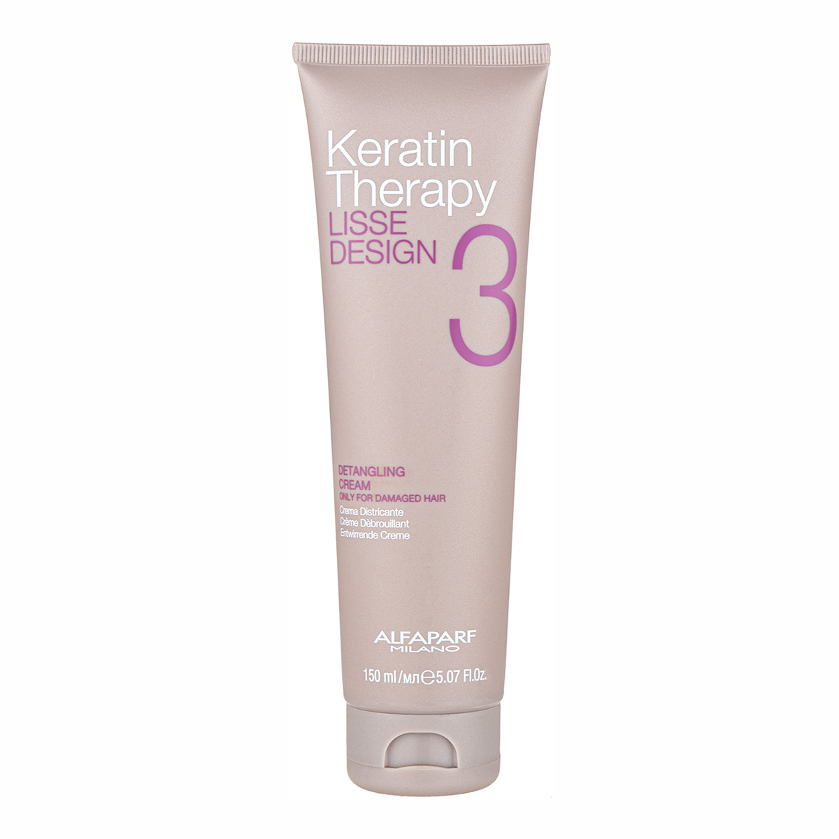 Alfaparf Keratin Therapy Lisse Design Detangling Cream 150ml for Damaged Hair
