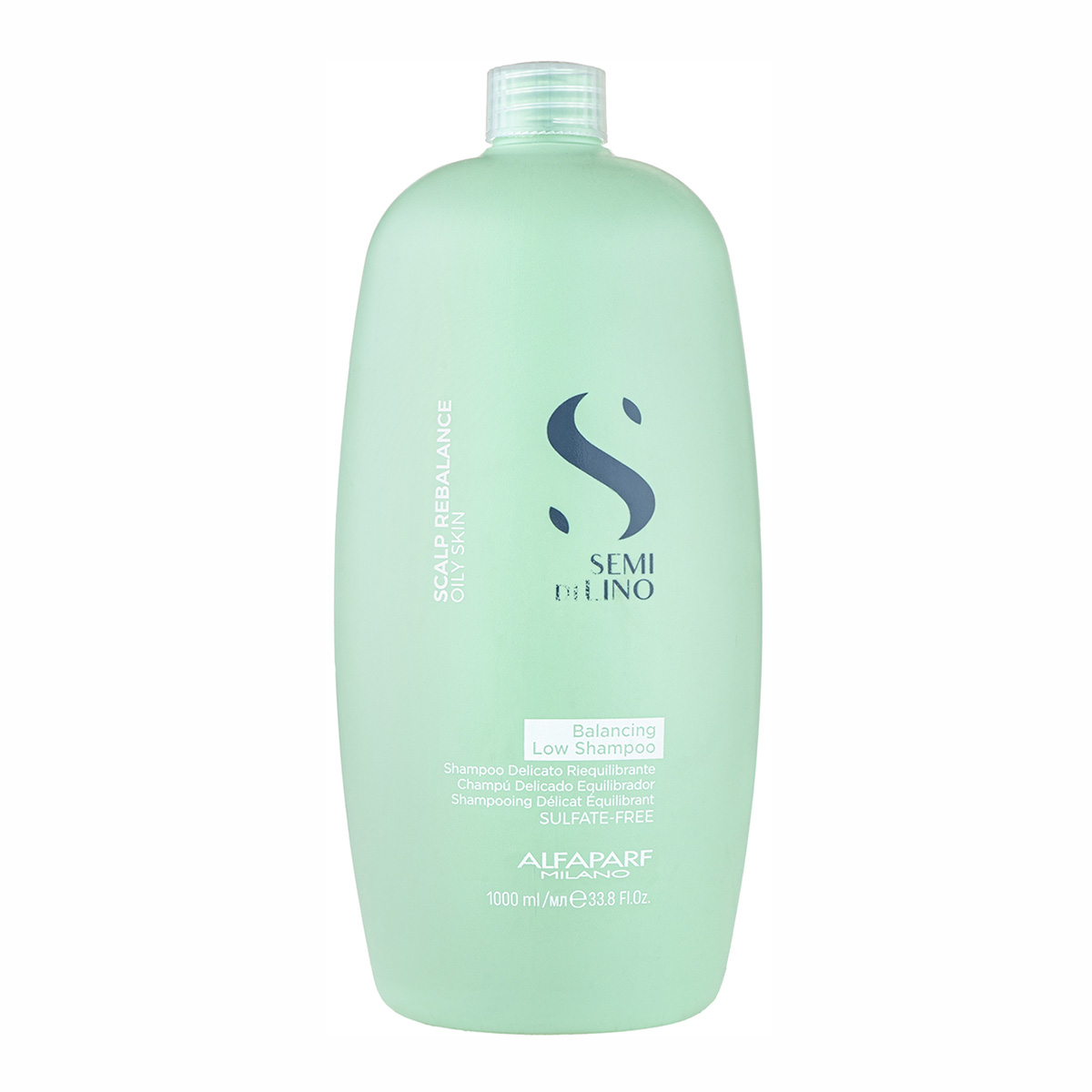 Alfaparf Semi di Lino Scalp Rebalance Sulfate-free Balancing Low Shampoo 1000ml for Oily Skin