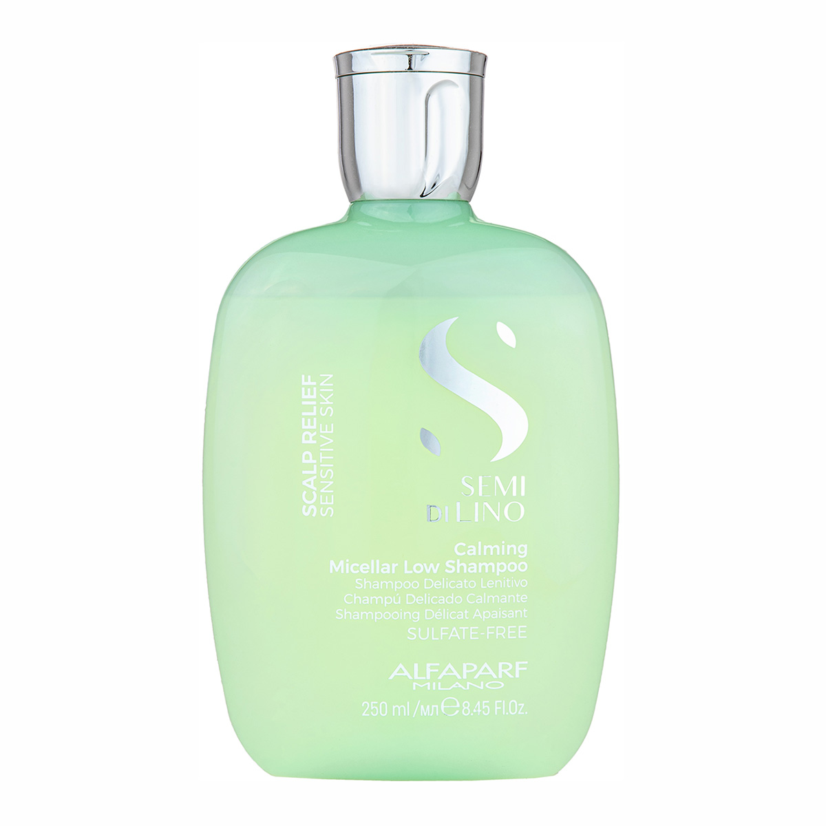 Alfaparf Semi di Lino Scalp Relief Sulfate-free Calming Micellar Low Shampoo 250ml for Sensitive Skin