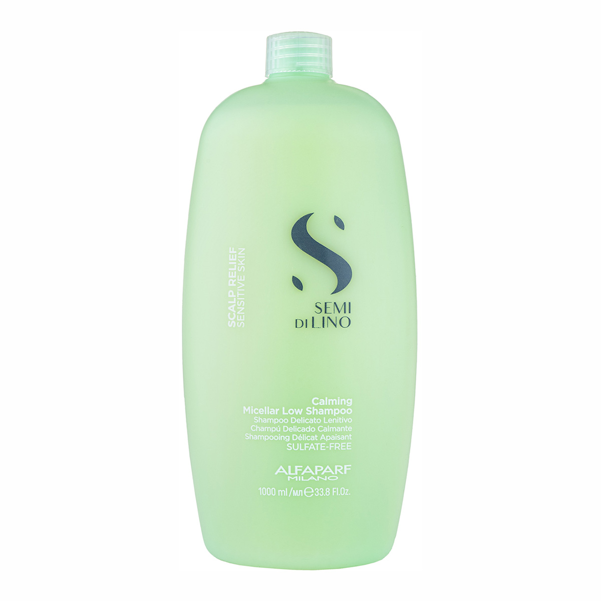 Alfaparf Semi di Lino Scalp Relief Sulfate-free Calming Micellar Low Shampoo 1000ml for Sensitive Skin