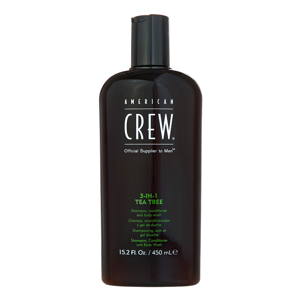American Crew Classic 3-1 Tea Tree Shampoo, Conditioner and Body Wash 450ml