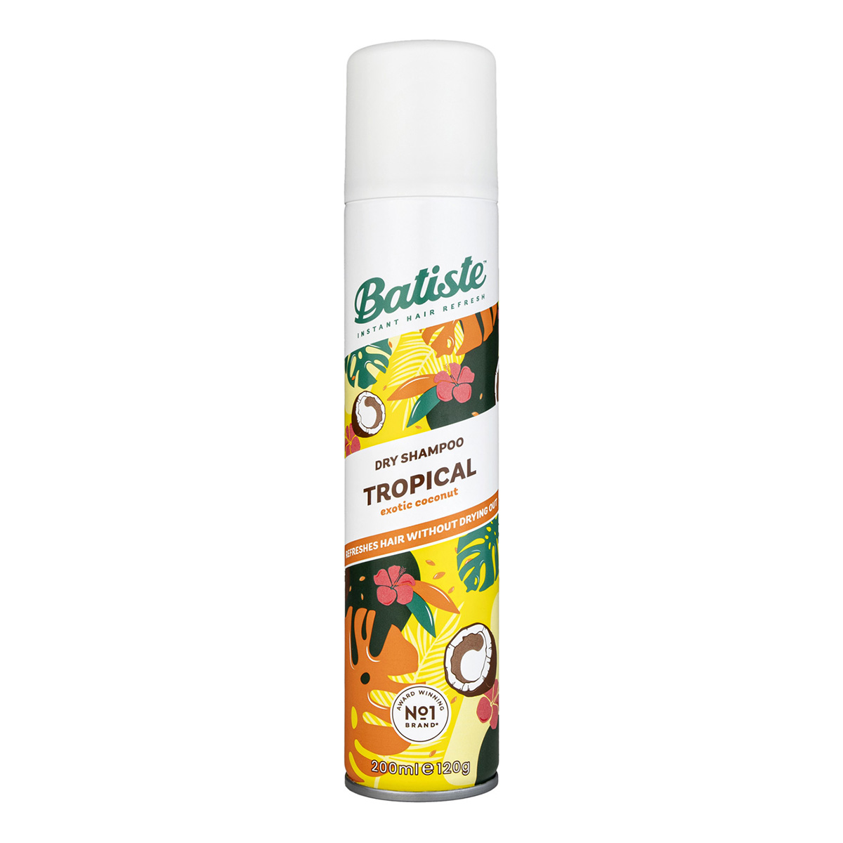 Batiste Instant Hair Refresh Dry Shampoo Coconut & Exotic Tropical 200ml