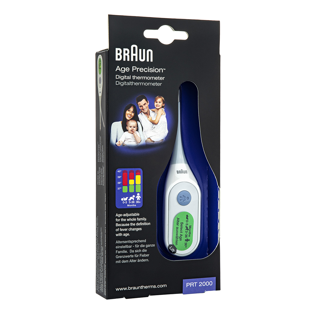 Braun Age Precision Digital Thermometer PRT2000