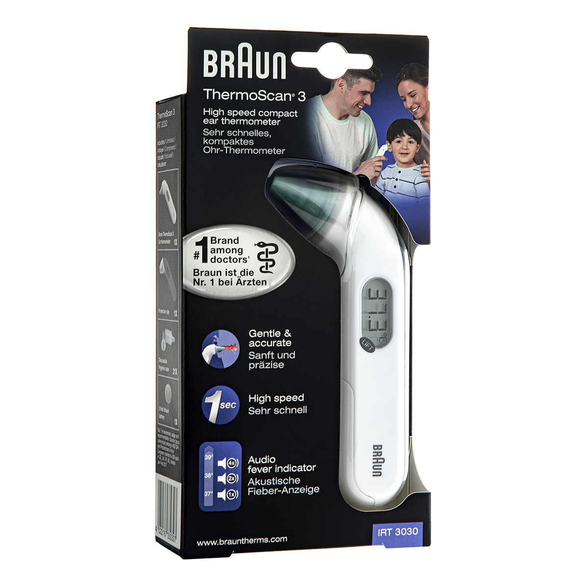 Braun Thermoscan IRT3030 High Speed Compact Ear Thermometer