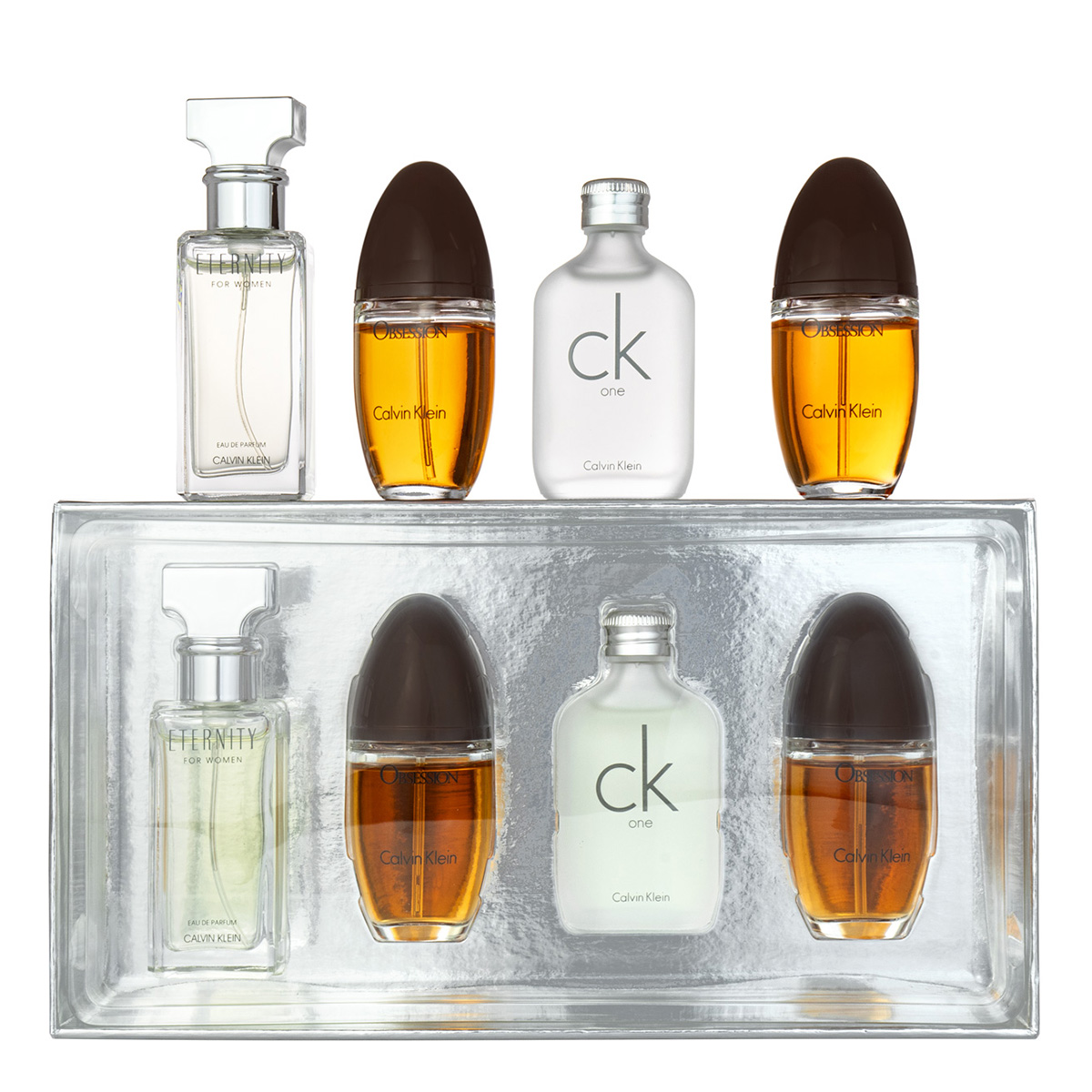 Calvin Klein Fragrance Collection 4 Piece Miniature Perfume Set