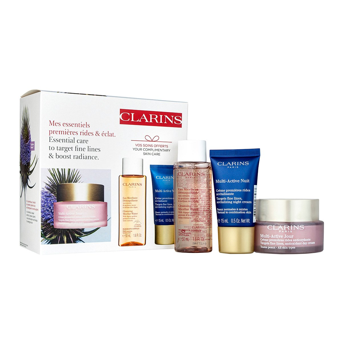 Clarins Multi Active Collection 3 Piece Skincare Gift Set