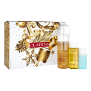 Clarins Gentle Renewing Exfoliating & Cleansing Essentials 3 Piece Gift Set