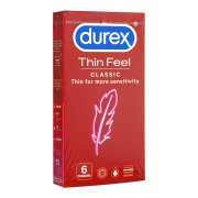 Durex Condoms Thin Feel Classic Pack of 6