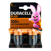 Duracell Plus Power C-MN1400 Alkaline Batteries 2 Pack