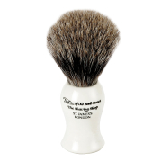 Taylor Of Old Bond Street Badger Hair Shaving Brush Medium Size in imitation Ivory