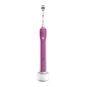Oral-B Pro 1 650 3D White Electric Toothbrush Pink  + Tooth Paste 75ml
