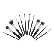 Tools For Beauty Mimo Kabuki Black 12 Piece Make-Up Brush Set