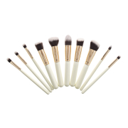 Tools For Beauty Mimo Kabuki White 10 Piece Make-Up Brush Set