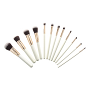 Tools For Beauty Mimo Kabuki White 12 Piece Make-Up Brush Set