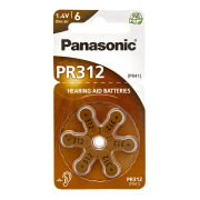 Panasonic Hearing Aid Battery PR312