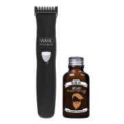 Wahl GroomEase Cordless Rechargeable Beard Trimmer 2 Piece Gift Set