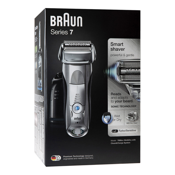 Braun Series 7 Wet & Dry Electric Rechargeable Shaver 7898cc With