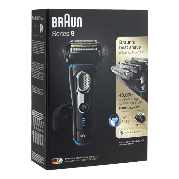 Braun Series 9 Wet & Dry Electric Rechargeable Shaver 9242s With
