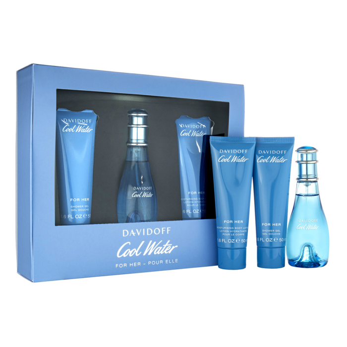 Davidoff Cool Water Femme Eau de Toilette 50ml Gift Set