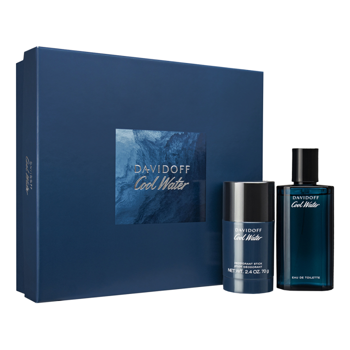 Davidoff Cool Water For Men Eau de Toilette 75ml Piece Gift Set