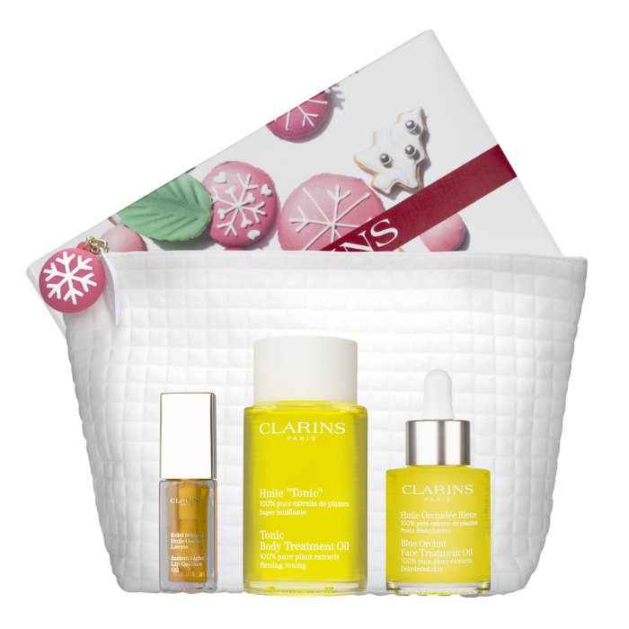 Clarins Plant Gold Collection 4 Piece Skincare Gift Set