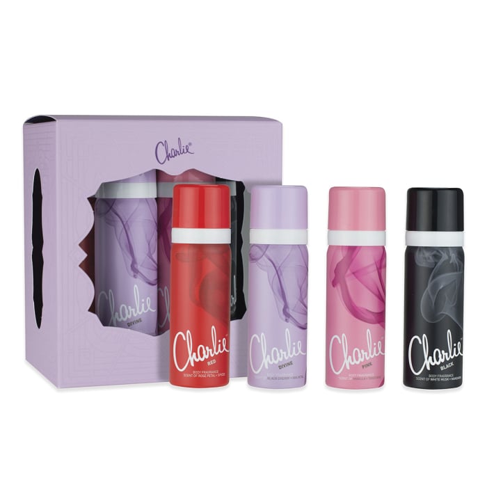 Revlon Charlie Assorted Bodyspray 50ml Gift Set