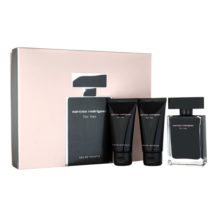 Narciso Rodriguez For Her Eau de Toilette 50ml 3 Piece Gift Set