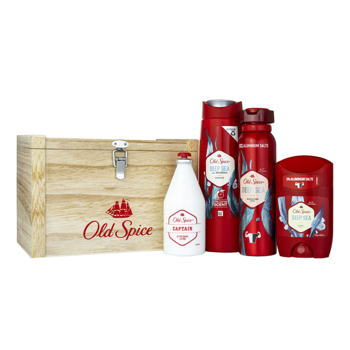 Old Spice Captain Treasure Chest 5 Piece Gift Set