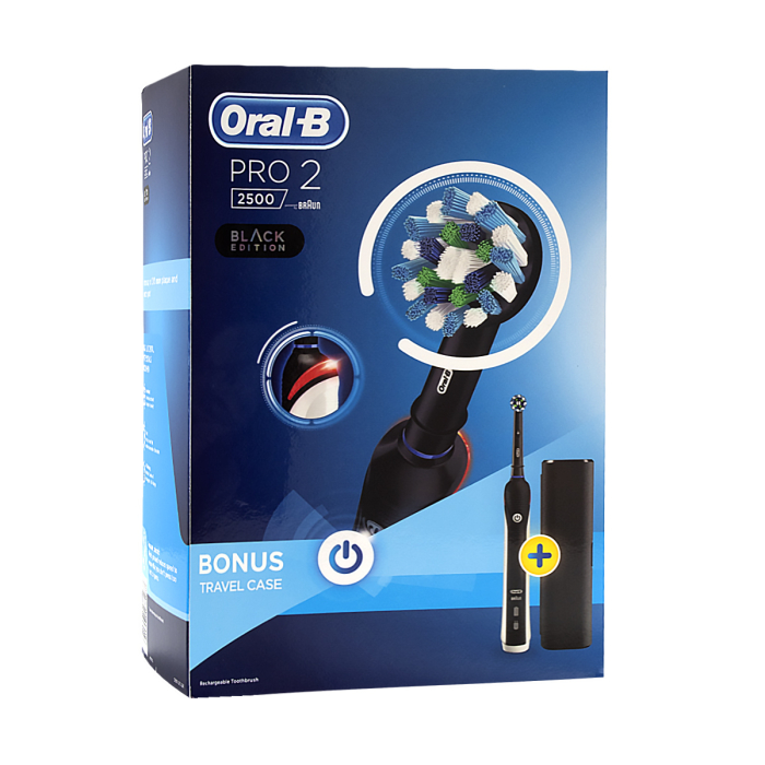 Oral-B Pro 2 2500 Cross Action Electric Toothbrush Black