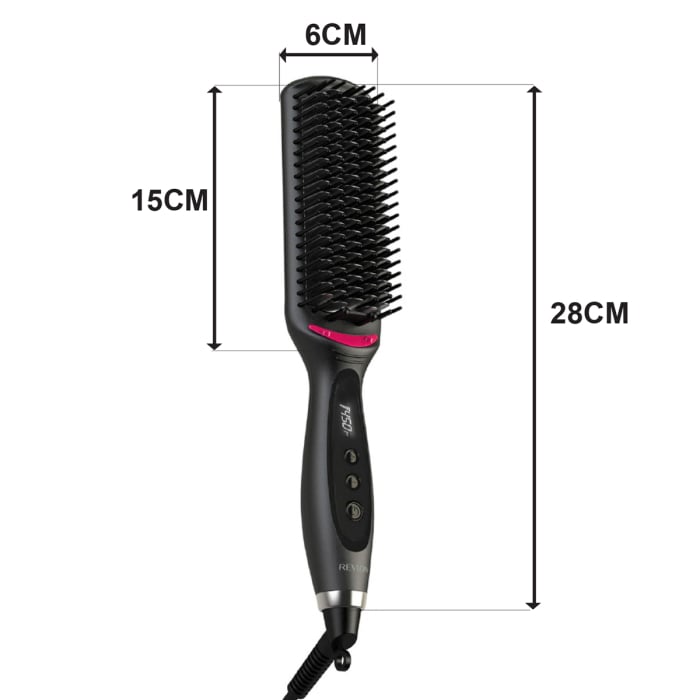 Revlon straight and shine heated brush sales