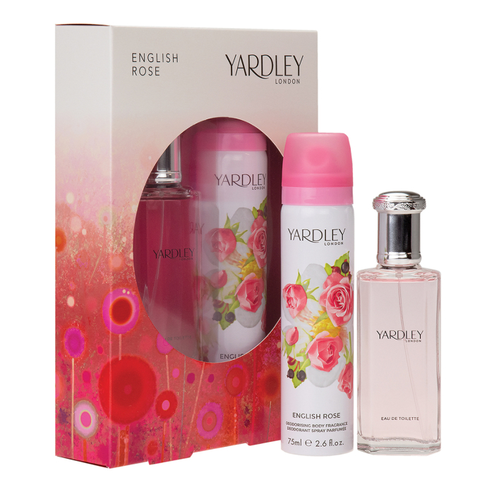 Yardley English Rose Eau de Toilette 50ml Gift Set