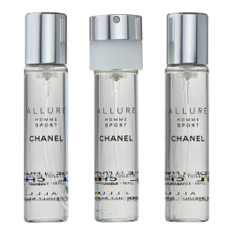 Chanel Allure Homme Sport Eau de Toilette Twist & Spray Refills 3 x 20ml