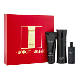 Giorgio Armani Code For Men Eau de Toilette 75ml 3 Piece Gift Set |  Beautybuys Ireland