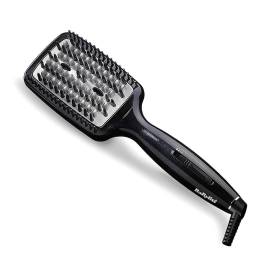 babyliss diamond heated smoothing and straightening brush review