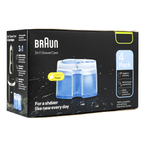 Braun Clean and Renew Refill Cartridges Pack of 4