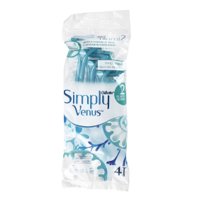 Gillette Venus Simply 2 Blade Disposable Razors 4 Pack