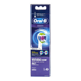 Oral-B 3D White Replacement Electric Toothbrush Head 2 Pack