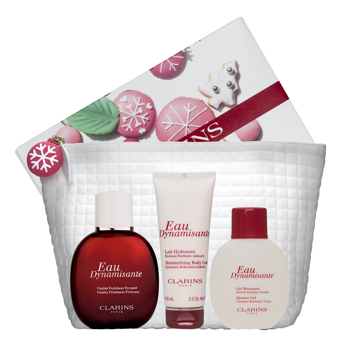 Clarins Eau Dynamisante 4 Piece Skincare Gift Set
