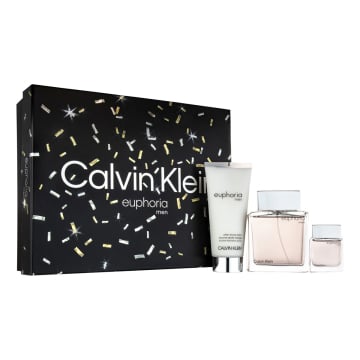 Calvin Klein Euphoria For Men Eau de Toilette 100ml 3 Piece Gift Set