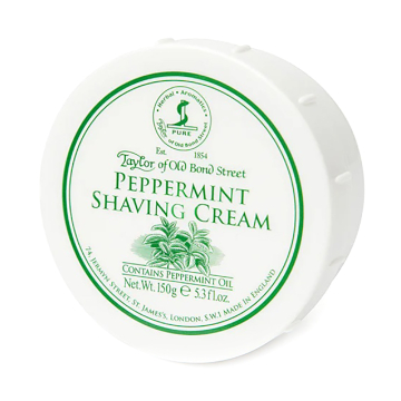 Taylor Of Old Bond Street Peppermint Shaving Cream Bowl 150g