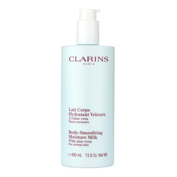 Clarins Body Smoothing Moisture Milk 400ml For Normal Skin with Aloe Vera