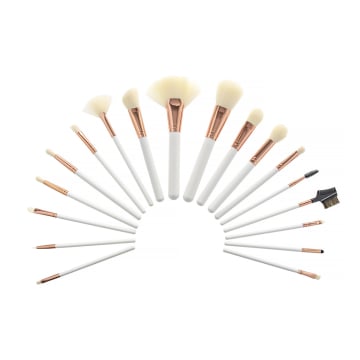 Tools For Beauty Mimo White & Ecru 18 Piece Make-Up Brush Set