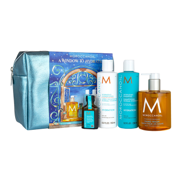 Moroccanoil Hydration 4 Piece Hydrating Gift Set with Toilet Bag