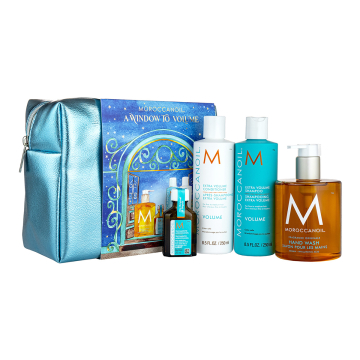 Moroccanoil Extra Volume 4 Piece Gift Set with Toilet Bag
