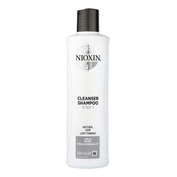 Nioxin System 1 Cleanser Shampoo 300ml for Natural Hair with Light Thinning