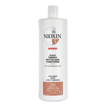 Nioxin System 3 Revitalizing Conditioner 1000ml for Coloured Hair with Light Thinning