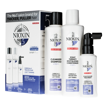 Nioxin 3 Part System Kit  No 5 Chemically Treated Hair Light Thinning
