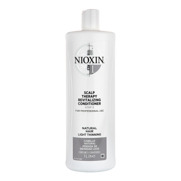 Nioxin System 1 Revitalizing Conditioner 1000ml for Natural with Light Thinning
