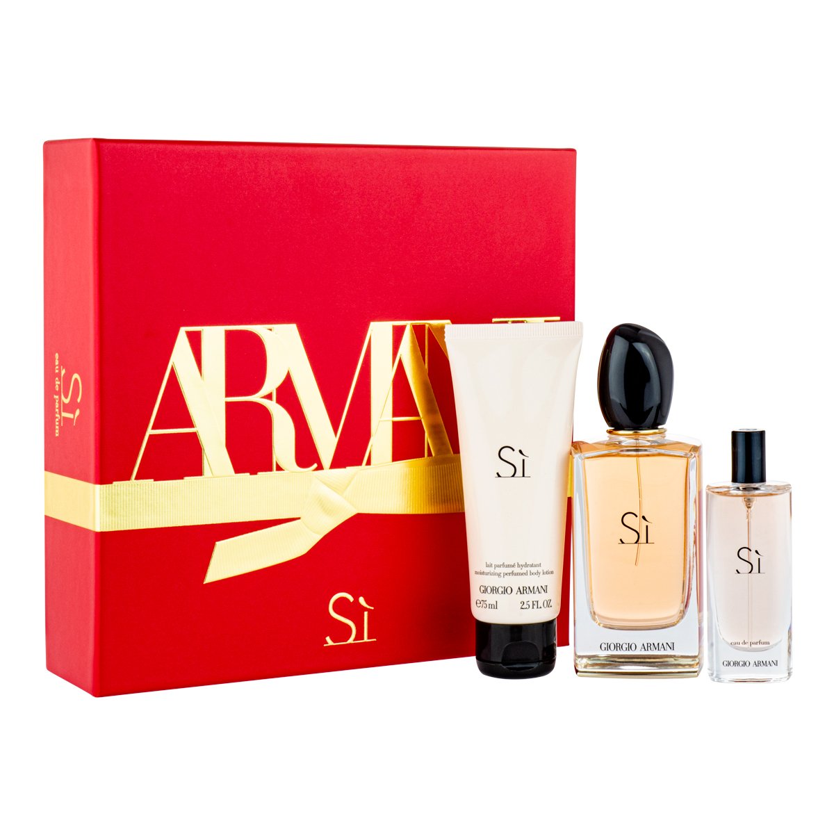 Giorgio Armani Si Eau De Parfum 100ml 3 Piece T Set 